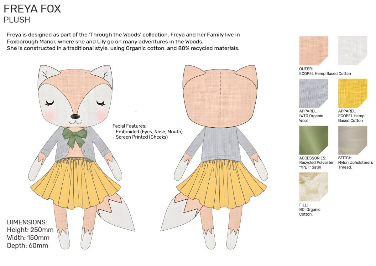 Freya Fox — Character Plush